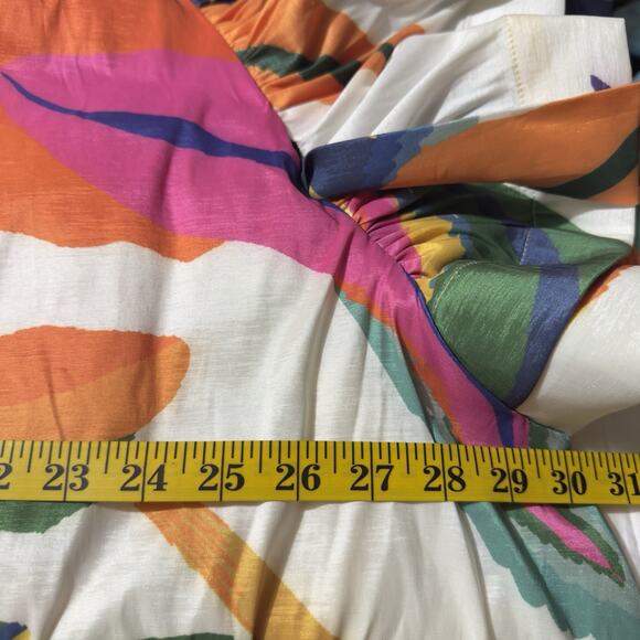 Love Highlight Women’s M Mini Dress Butterfly Sleeves Ruffle Waist Tie - Picture 14 of 16